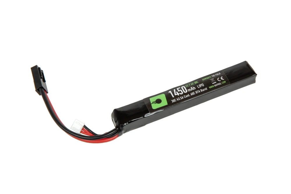 LiPo 1450mAh 7.4V 25C battery - stick