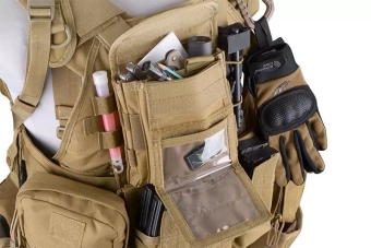 Admin pouch avec porte-carte - sable