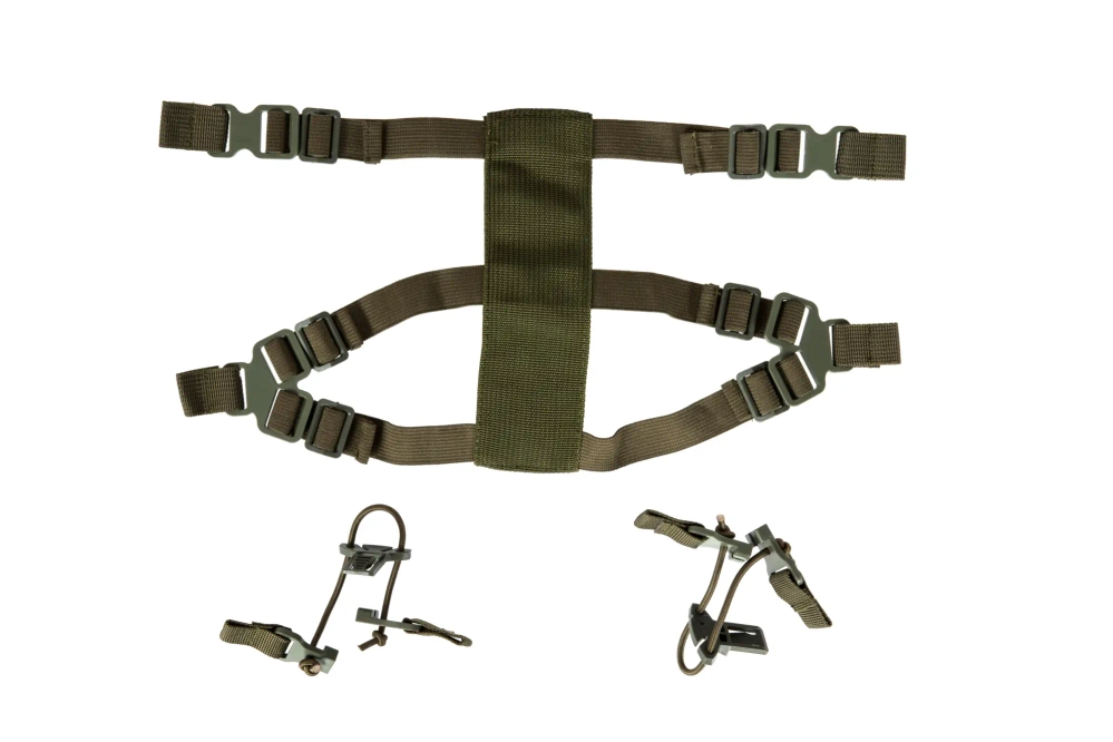 Maska Skull Messenger - olivově šedá 