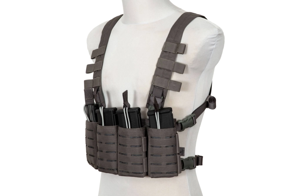 Apache Chest Rig Tactical Vest - Grey