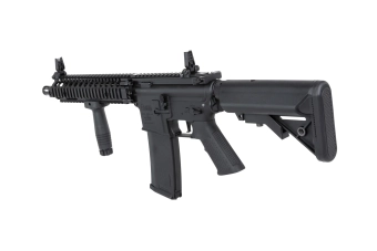 Specna Arms Daniel Defense® MK18 SA-P19 Prime™ Aster II ETU airsoft Carbine with Single Fire Only Brushless Motor Black