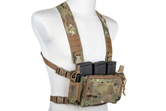 Chaleco tipo Chest Rig Pew Tactical CR03 MC