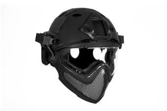 FAST PJ Piloteer II répliques de casque - Noir