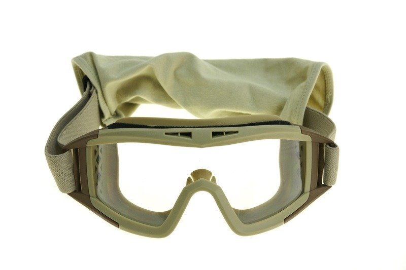 Low-profile goggles - tan
