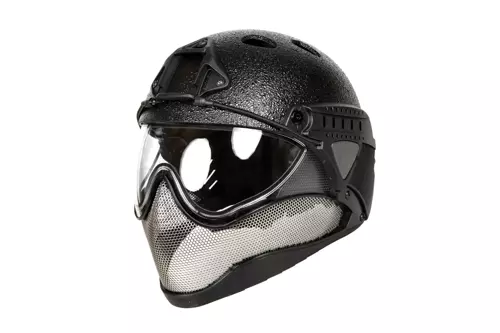Casque Réplique Full Face First - Black Rough