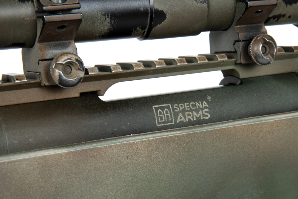 Replika karabinu wyborowego SA-S03 CORE™ z lunetą i dwójnogiem - USMC Scout Sniper
