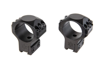 Vector Optics X-ACCU 1.25" 30mm Dovetail (11mm) Mid Profile mounting ring set