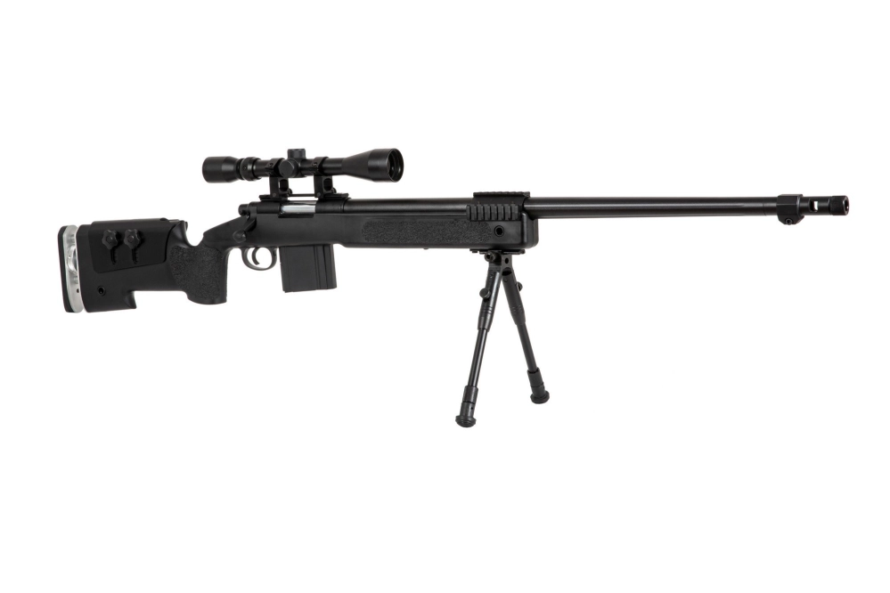 MB4417D Sniper Rifle Replica with Scope and Bipod