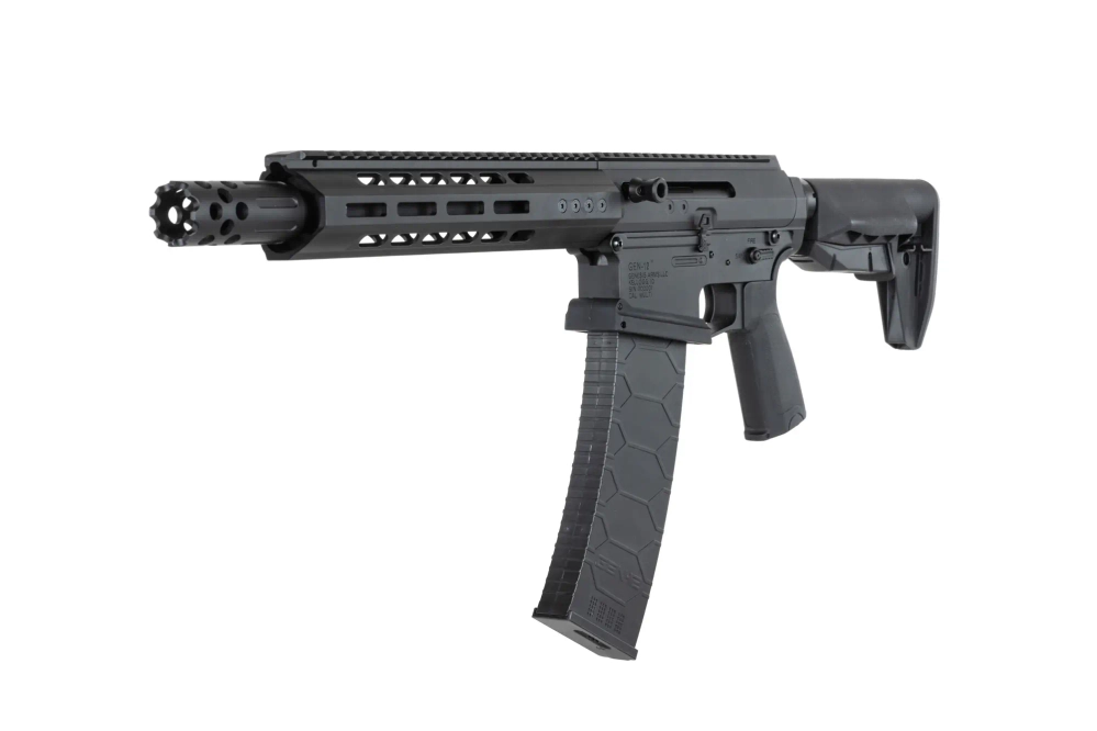 Dubbele bel Genesis Arms ASG jachtgeweer Gen-12 zwart