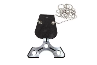 Shuriken necklace - black