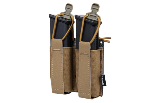 Primal Gear Coyote Brown flexible double pistol pouch