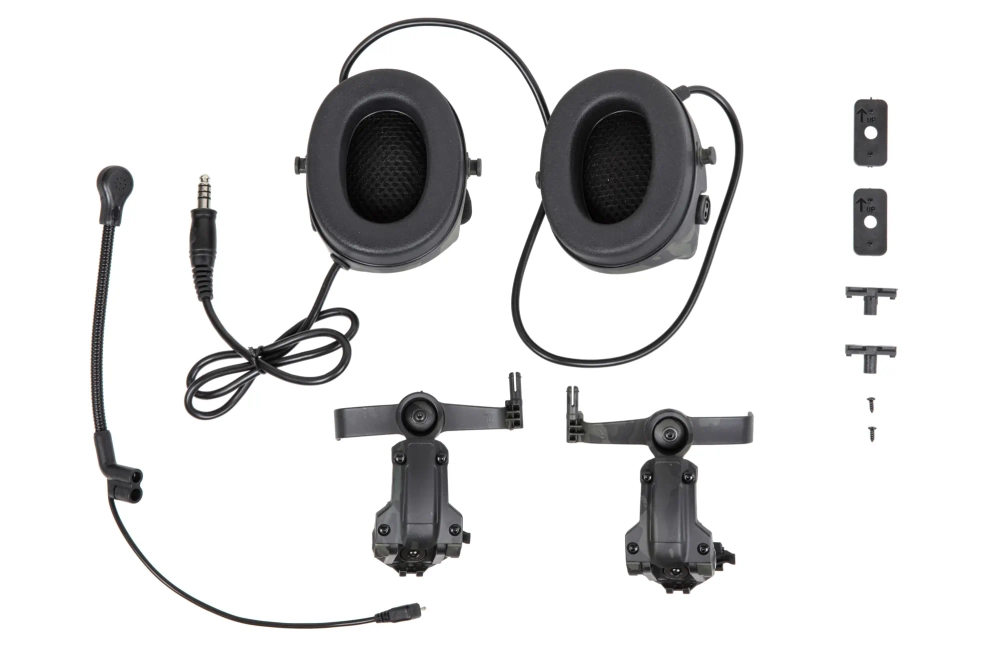 Auriculares tácticos Wosport C5 HD-24-A MC Negro