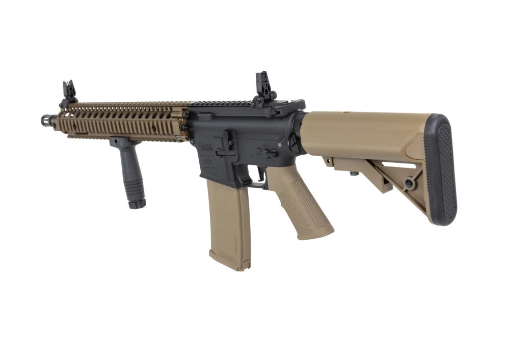 Specna Arms Daniel Defense® MK18 SA-P26 Prime™ Aster II ETU airsoft Carbine with Single Fire Only Chaos Bronze Brushless Motor