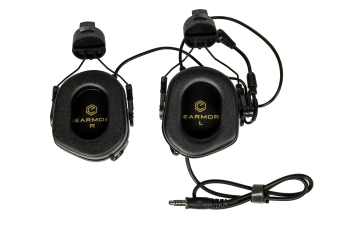 Auriculares activos M32H con monturaem para carriles ARC - Oliva
