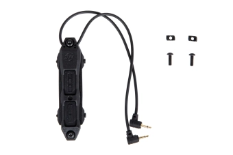 Podwójny włącznik łącznik żelowy (2.5mm) Czarny