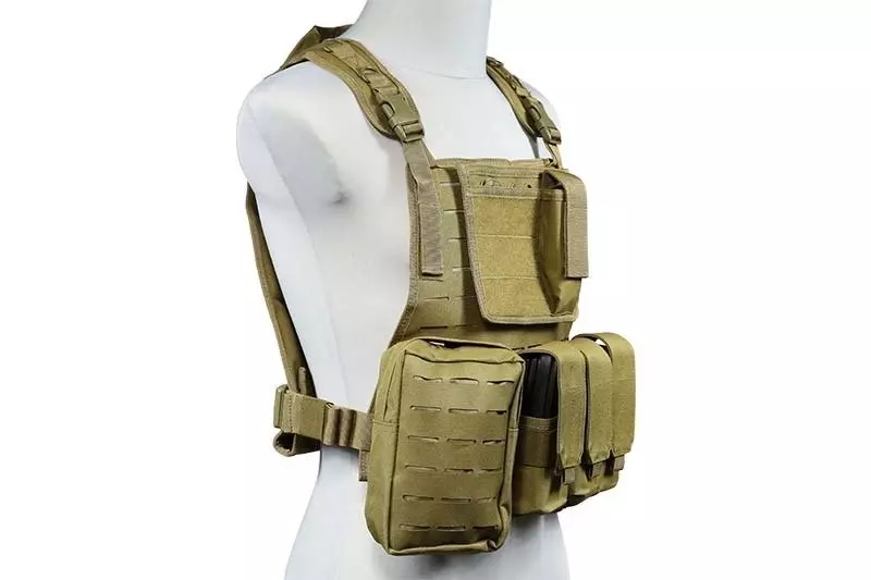 Taktická vesta typ MBSS (LaserCut) - Tan