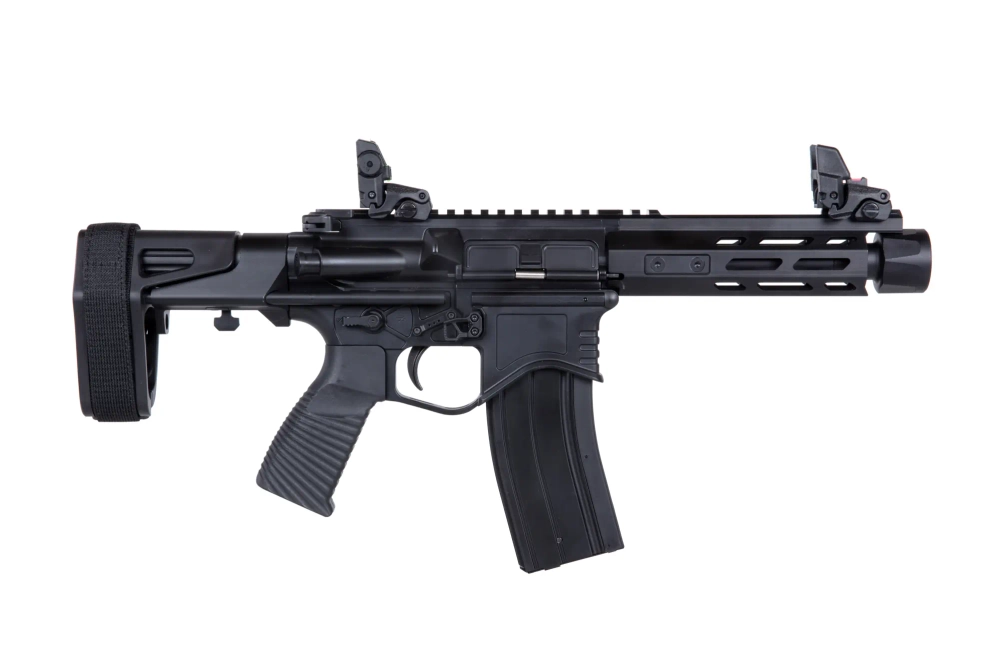 Replika karabinka Golden Eagle MC6592M PDW GBB 6.5'' Czarna