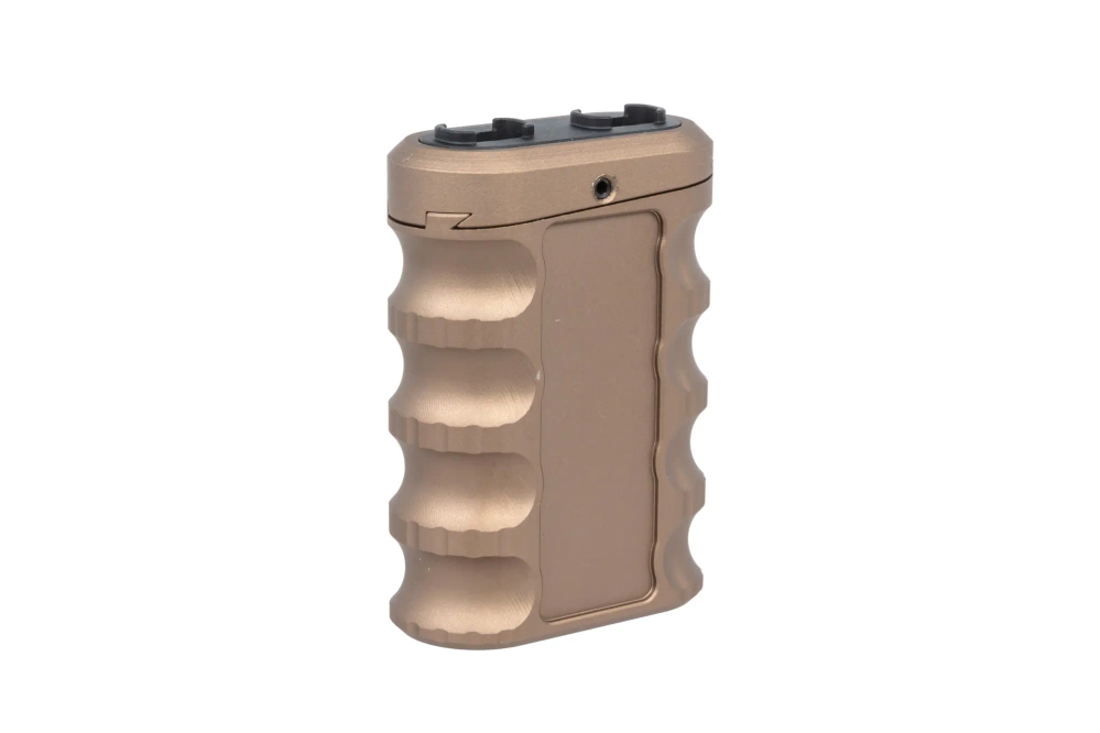 JJ Airsoft JA-1393 angled front grip for M-LOK/Keymod rail (aluminium) Flat Dark Earth