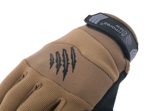 Gants tactiques Précision de la griffe blindée - tan