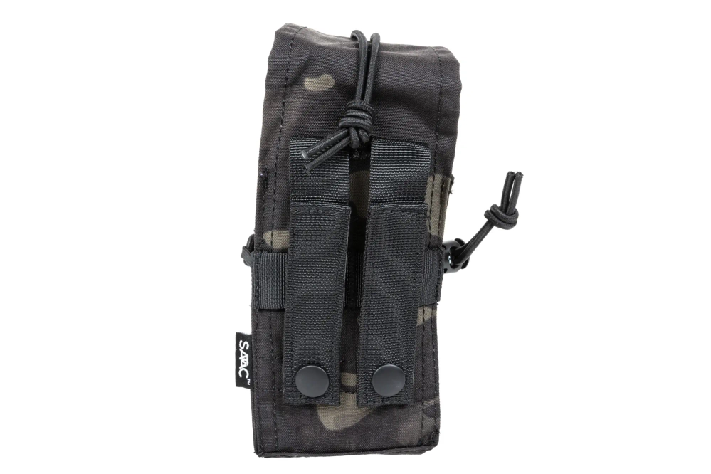 Specna Arms Tactical MC Zwart dubbele universele magazijntas