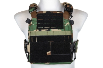 Specna Arms Tactical QR III Woodland Plate Carrier Vest