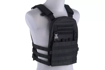 Chaleco plate carrier con panel desmontable - negro