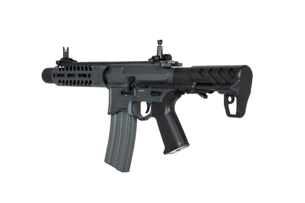 Seekins Precision 7" SBR8 carbine replica with suppressor - Grey