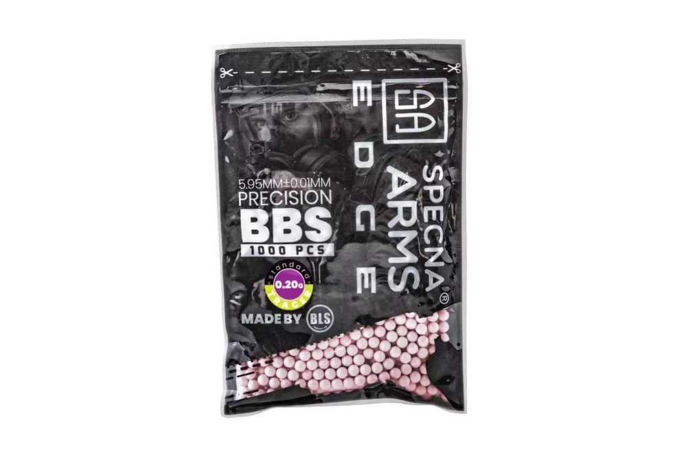 BBs Tracer 0.20g Specna Arms EDGE ™ 1000 stuks - Rode