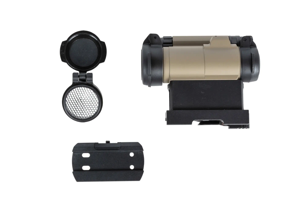 Colimador JJ Airsoft M5 con montura baja/QD Tan