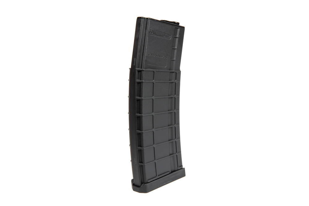 Largo cargador mid-cap 150 balines para réplicas M4/M16 - negro