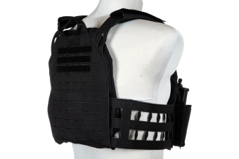 Stegadon lasergesneden tactisch vest - Zwart