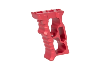 Empuñadura angular de aluminanio TD Minivert para KeyMod/M-LOK Rojo