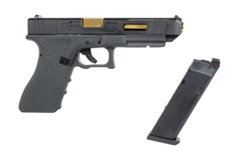 Pistolet East Crane EC-1203 airsoft Noir et or