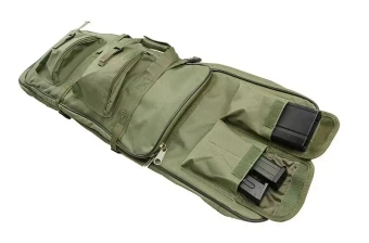 Funda arma 96 cm. - verde oliva