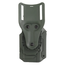 Universele Wosport holster voor pistolen met X300A GB-81 zaklamp Olijfgroen