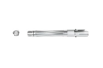 M45/CQP 2 Way Fixed"  Carbon8 Non-Recoiling Outer Barrel - Silver"