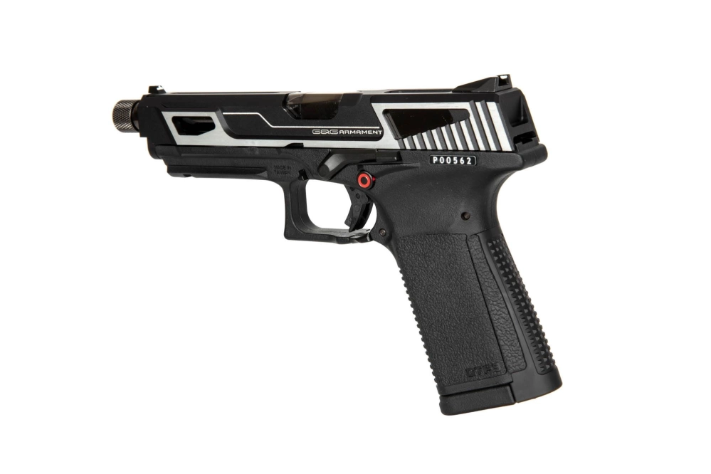 Airsoft pistole GTP9-MS - stříbrná