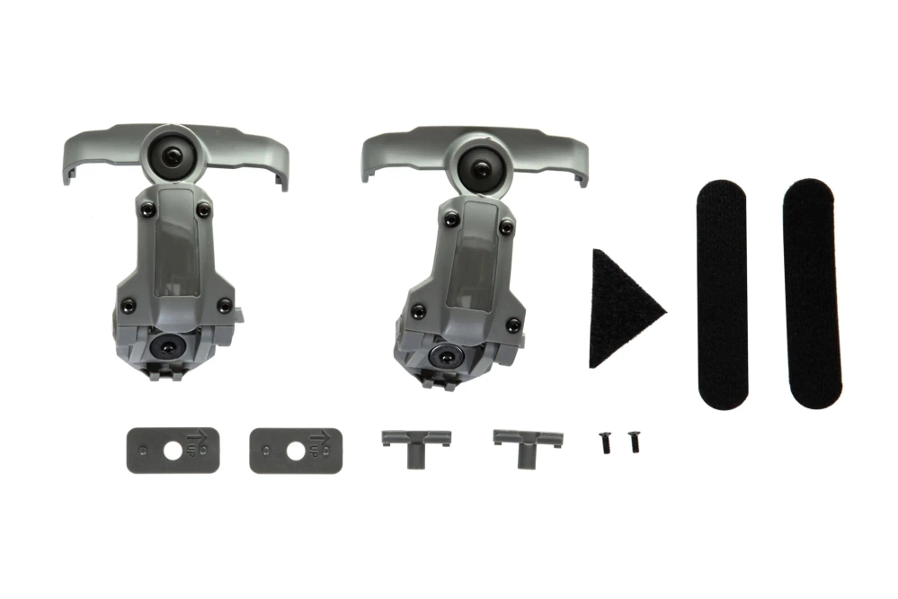 Auriculares tácticos Wosport HD-17-A Gen 6 Gris