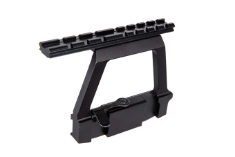 CNC dovetail mount for AK series airsoft guns Black