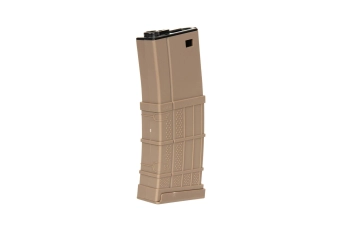 Polymère chargeur hi-cap LT 300 billes pour répliques M4M16 - Tan
