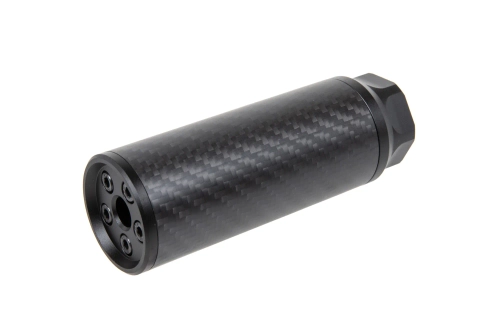 Carbon silencer Silverback Short 14mm CCW Black