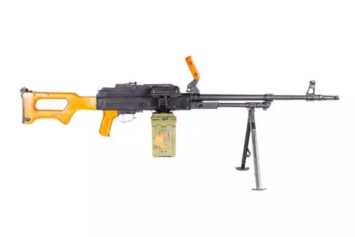 AK-PKM submachine gun replica with wooden elements (OUTLET)
