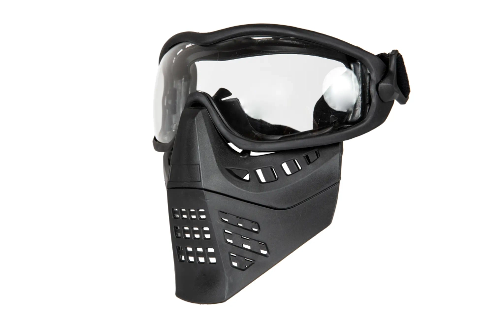 ANT mask with goggles - black