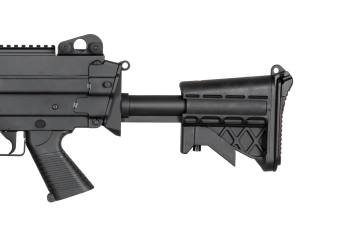Ametralladora de airsoft H.M.G. MK46 - negro