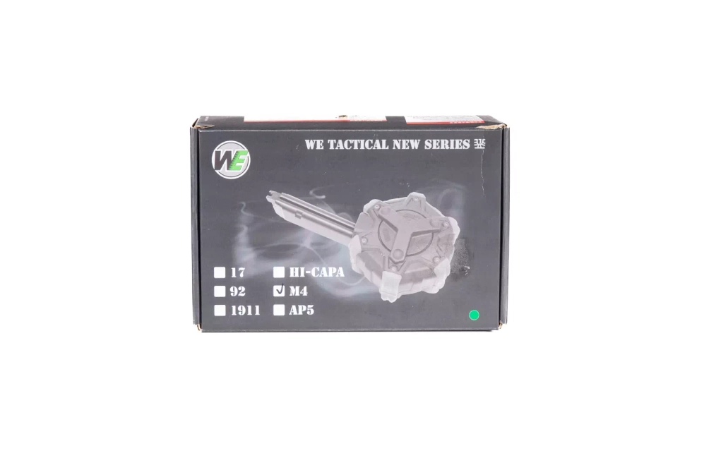 Drum green gas magazine 350 pellets for EC replica M4/M16 s(OUTLET)