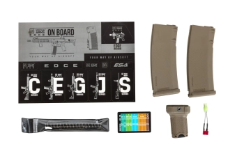 Specna Arms RRA SA-E03 EDGE™ HAL ETU™ Carabina airsoft half-tan