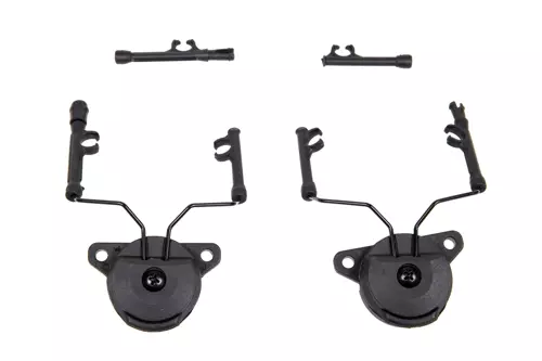Adaptador de auriculares Comtac para raíles Team Wendy (Tipo 2) - Negro