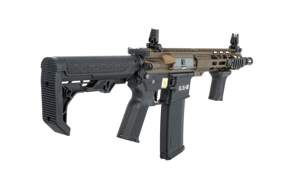 Specna Arms RRA SA-P25 PRIME™ HAL™ ETU Light Ops Stock airsoft Carbine High Torque Half-Tan Version