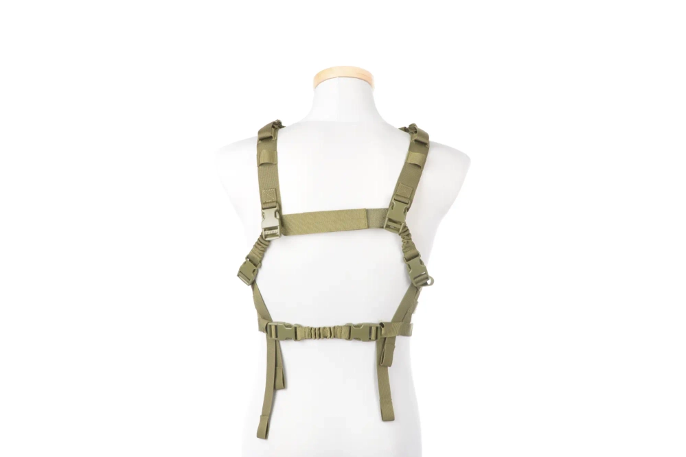 Low Profile Chest Rig Tactical Vest - Olive Drab