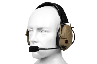 HD-16 tactische Bluetooth actieve hoofdtelefoon - Tan